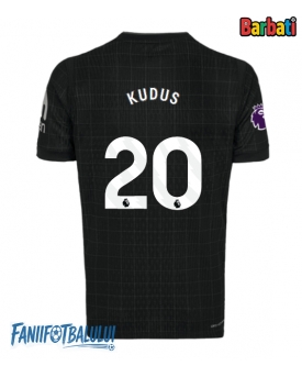 Tottenham Hotspur Mohammed Kudus #20 Tricou Fotbal Replică 2025-26 Barbati Deplasare